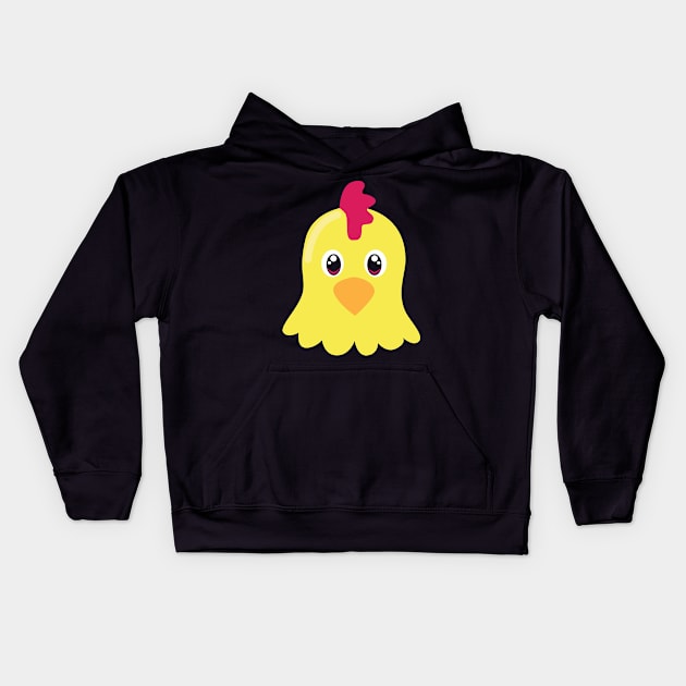 Cute Chicken - Chicks Farmer Chick Whisperer Kids Hoodie by Shirtbubble